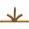 Ekena Millwork Richland Rough Sawn Timber Gable Bracket, Western Red Cedar, 108"W x 72"H x 6"D x 6"F, 16/12 Pitch GBW108X72X0606RIC00RWR - alternate 3